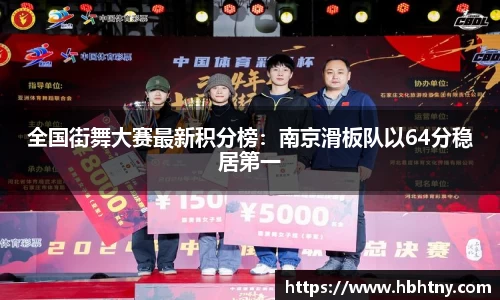 全国街舞大赛最新积分榜：南京滑板队以64分稳居第一